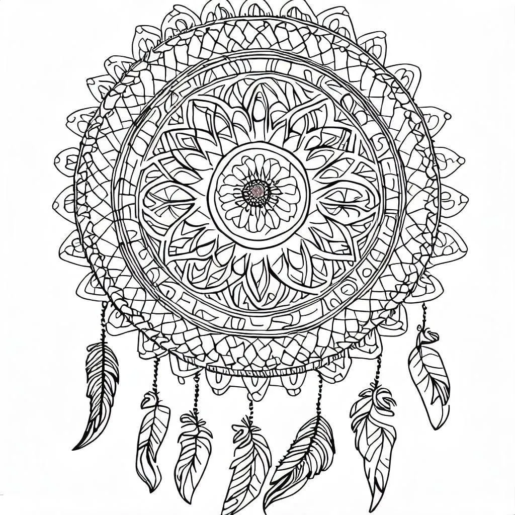 Mandalas Attrape rêves 52